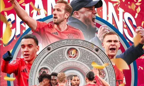 Vòng 32 Bundesliga: Bayern Munich chính thức đoạt chức vô địch