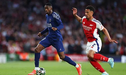 Arsenal đón tin vui trước trận tái đấu PSG ở bán kết lượt về Champions League