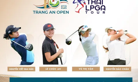 4 golfer nữ Việt Nam góp mặt tại giải Trang An Open 2025