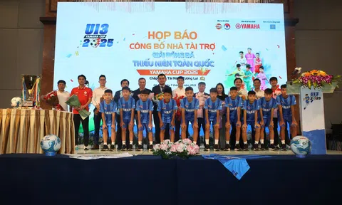 45 đội bóng góp mặt tại giải Bóng đá U13 toàn quốc Yamaha Cup 2025