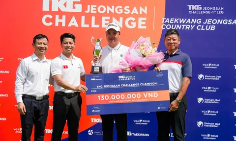 Chặng 1 giải TKG Jeongsan Challenge 2025: Park Jung Min đăng quang