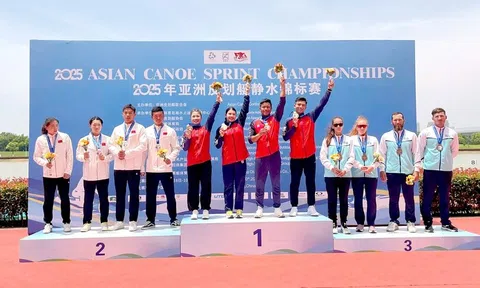 Canoeing Việt Nam xuất sắc giành huy chương vàng tại giải vô địch châu Á 2025