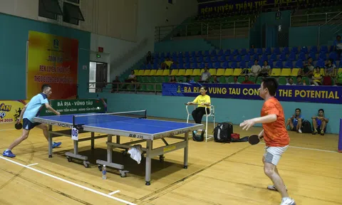 280 vận động viên tranh tài giải Bóng bàn các câu lạc bộ tỉnh Bà Rịa - Vũng Tàu năm 2025