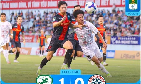 Đinh Thanh Bình ghi bàn duy nhất, Phù Đổng Ninh Bình tiến sát V.League