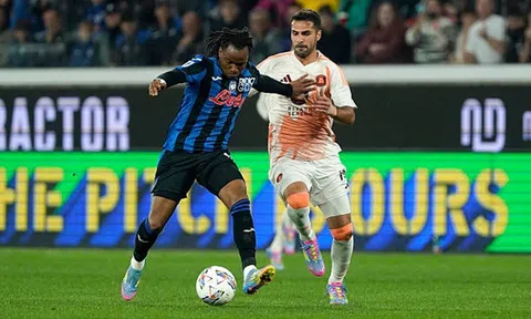 AS Roma lỡ cơ hội vàng lên tốp 4 sau thất bại trước Atalanta