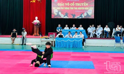 Giải Võ cổ truyền học sinh phổ thông tỉnh Thái Nguyên năm 2025