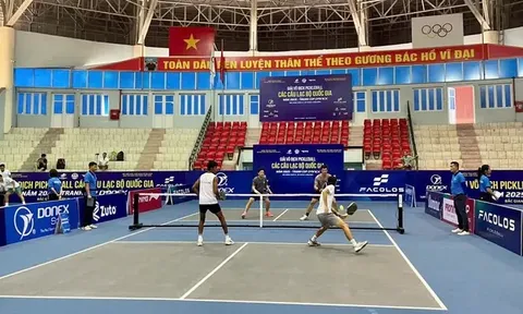 Gần 500 vận động viên tranh tài tại giải vô địch Pickleball các câu lạc bộ quốc gia 2025