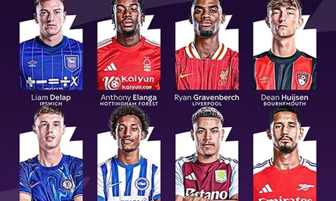 Dean Huijsen và Cole Palmer cạnh tranh giải Cầu thủ trẻ xuất sắc nhất Premier League