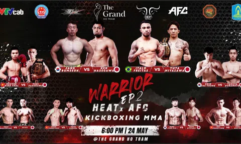 HeatxAFC Warriors EP2: Việt Nam có 4 võ sĩ góp mặt tại sự kiện