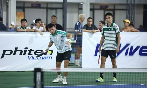 Lý Hoàng Nam - Trịnh Linh Giang tiến vào bán kết giải Pickleball D-Joy Tour 2025