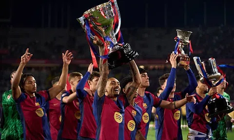 Barcelona thua trận trong ngày mừng chức vô địch, Mbappe tiến gần danh hiệu Vua phá lưới