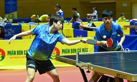 Giải vô địch Bóng bàn Quốc gia 2025: Thành phố Hồ Chí Minh giành huy chương vàng đôi nam - nữ