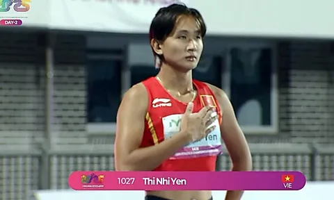 Giải vô địch Điền kinh châu Á 2025: Trần Thị Nhi Yến xuất sắc giành huy chương đồng cự ly 100m nữ