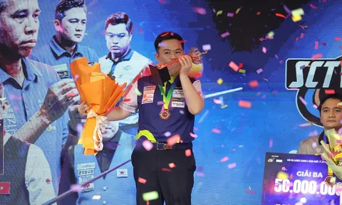 Bao Phương Vinh đăng quang ngôi vô địch giải Billiards Carom 3 băng Quốc tế SCTV Cup 2025