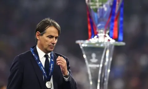 Huấn luyện viên Simone Inzaghi thất vọng với thất bại của Inter Milan ở chung kết Champions League