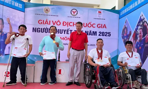 Thành phố  Hồ Chí Minh dẫn đầu môn Cử tạ giải vô địch quốc gia các môn Cầu lông, Bóng bàn, Cử tạ, Pickleball người khuyết tật năm 2025