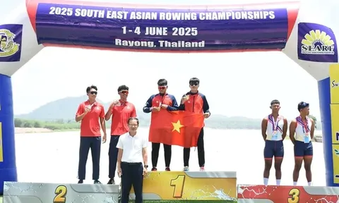 Giải vô địch Rowing Đông Nam Á 2025: Giành 14 huy chương vàng, đội tuyển Việt Nam xếp hạng nhất toàn đoàn