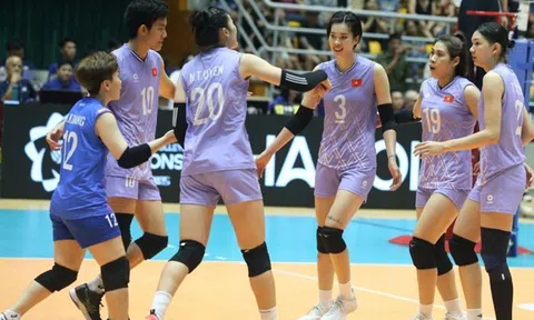 Đội tuyển bóng chuyền nữ Việt Nam lên hạng 28 thế giới