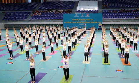 Bắc Giang hưởng ứng Ngày Quốc tế Yoga và khai mạc giải Yoga các câu lạc bộ tỉnh Bắc Giang mở rộng năm 2025