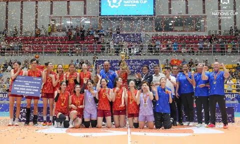 Vô địch AVC Nations Cup 2025, tuyển bóng chuyền nữ Việt Nam lên hạng 25 thế giới
