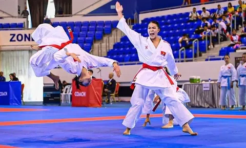 Giải vô địch Karate Đông Nam Á 2025: Đội tuyển Việt Nam giành 11 huy chương vàng trong ngày thi đấu đầu tiên