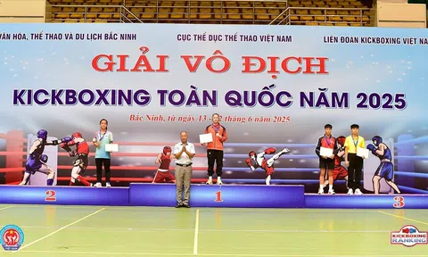 Giải vô địch Kickboxing toàn quốc 2025: Các võ sĩ Hà Nội khẳng định vị thế số 1 toàn quốc