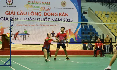 268 vận động viên tranh tài Giải Cầu lông, Bóng bàn gia đình toàn quốc năm 2025