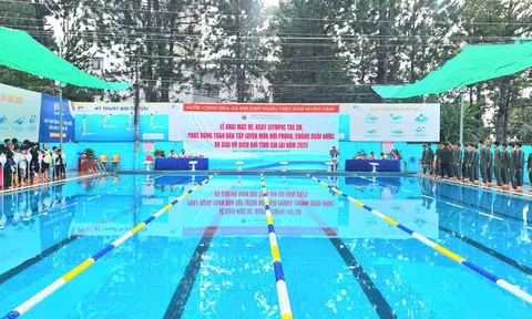Phát động toàn dân tập luyện môn Bơi, phòng - chống đuối nước tỉnh Gia Lai năm 2025