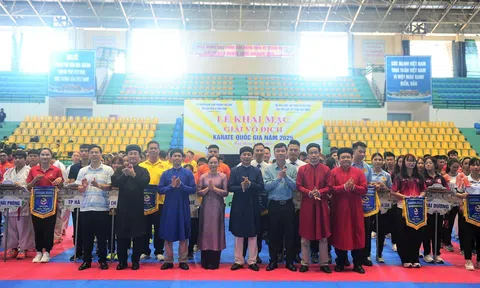 Gần 500 vận động viên tranh tài tại Giải vô địch Karate quốc gia năm 2025