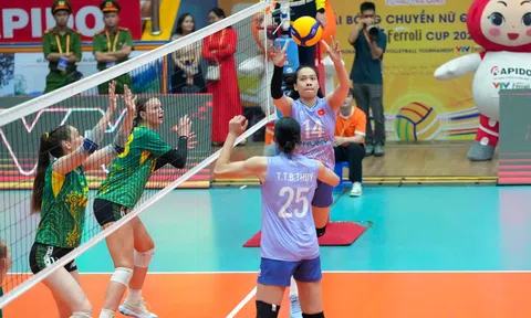 Giải Bóng chuyền nữ quốc tế VTV Cup 2025: Việt Nam thắng trận ra quân