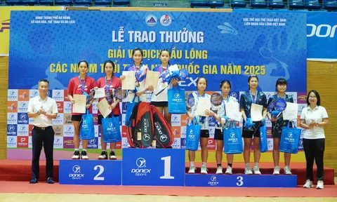 Giải vô địch Cầu lông các nhóm tuổi Thiếu niên Quốc gia 2025: Thành phố Hồ Chí Minh dẫn đầu với 5 huy chương vàng