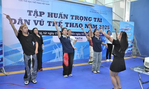 Gần 100 học viên tham dự tập huấn trọng tài Dân vũ thể thao năm 2025  