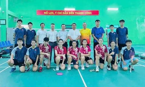 Phó Cục trưởng Nguyễn Hồng Minh thăm và làm việc tại Trung tâm Huấn luyện vận động viên trẻ quốc gia