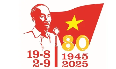Phê duyệt mẫu biểu trưng sử dụng trong các hoạt động tuyên truyền Kỷ niệm 80 năm Cách mạng tháng Tám và Quốc khánh 2/9
