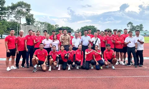 Chùm ảnh: Chuyến thăm và làm việc của Phó Cục trưởng Cục Thể dục thể thao Việt Nam tại Trung tâm Huấn luyện Thể thao Quốc gia
