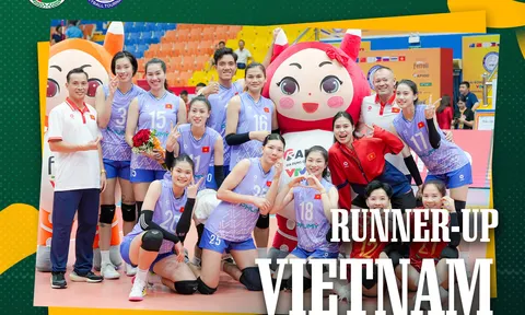 Đội tuyển Việt Nam giành huy chương bạc Giải Bóng chuyền nữ quốc tế VTV Cup 2025