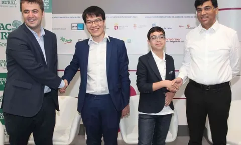 Chung kết Giải cờ Vua Leon Masters 2025: Đại kiện tướng Quang Liêm gặp cựu Vua cờ Anand
