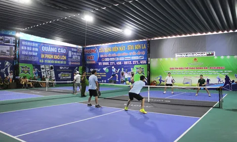 Công an tỉnh Sơn La tổ chức giải Bóng đá - Pickleball chào mừng Ngày truyền thống lực lượng Công an nhân dân