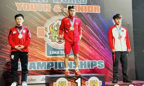 Giải vô địch Cử tạ thiếu niên, trẻ châu Á 2025: Đội tuyển Việt Nam xếp thứ ba tổng sắp huy chương
