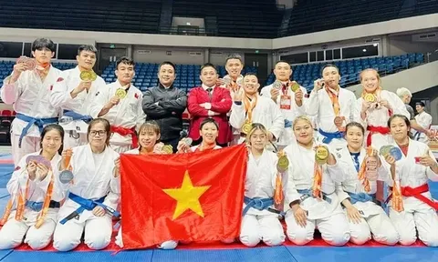 Giải vô địch Ju-jitsu Đông Nam Á 2025: Việt Nam dẫn đầu Bảng tổng sắp huy chương