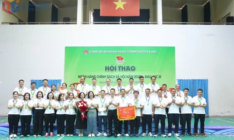 Gần 200 vận động viên tham dự Hội thao Ngân hàng Chính sách xã hội - Khu vực III