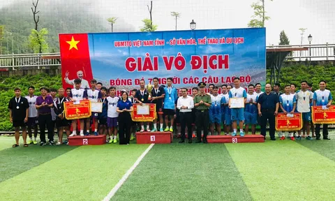 Câu lạc bộ FC An Bình vô địch Giải Bóng đá 7 người các Câu lạc bộ tỉnh Lai Châu lần thứ VII - năm 2025