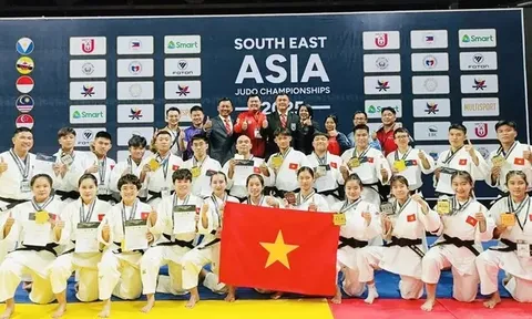 Giải vô địch Judo trẻ và vô địch Đông Nam Á 2025: Giành 30 huy chương vàng, Việt Nam xếp thứ nhất