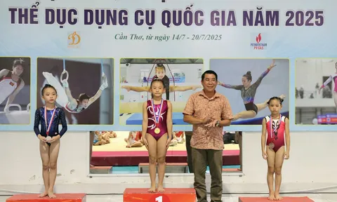 Thành phố Hồ Chí Minh dẫn đầu tại Giải vô địch Thể dục dụng cụ trẻ, nhóm tuổi quốc gia 2025