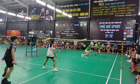 Giải Cầu lông Học sinh Phú Quí Sport mở rộng tỉnh Tây Ninh năm 2025