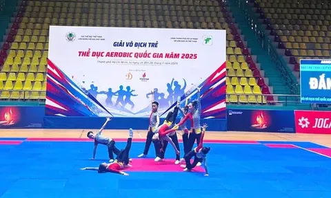 250 vận động viên tranh tài tại Giải vô địch trẻ Thể dục Aerobic quốc gia năm 2025