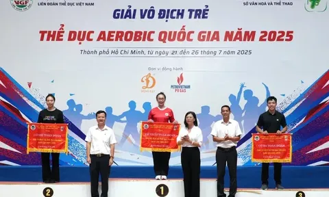Giải vô địch trẻ Thể dục Aerobic quốc gia năm 2025: Thành phố Hồ Chí Minh khẳng định vị thế số 1