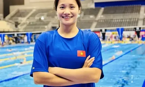 Võ Thị Mỹ Tiên về nhất lượt đấu vòng loại nội dung 200m hỗn hợp cá nhân nữ Giải vô địch Bơi thế giới 2025