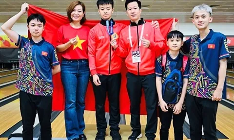 Việt Nam lần đầu giành huy chương vàng Giải Bowling trẻ châu Á