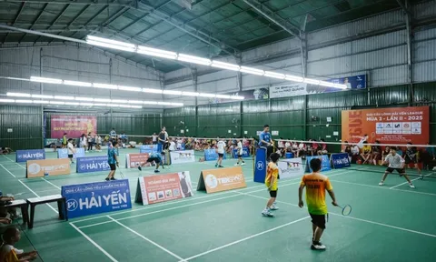 Hơn 700 vận động viên tranh tài Giải Cầu lông Hải Yến League 2025